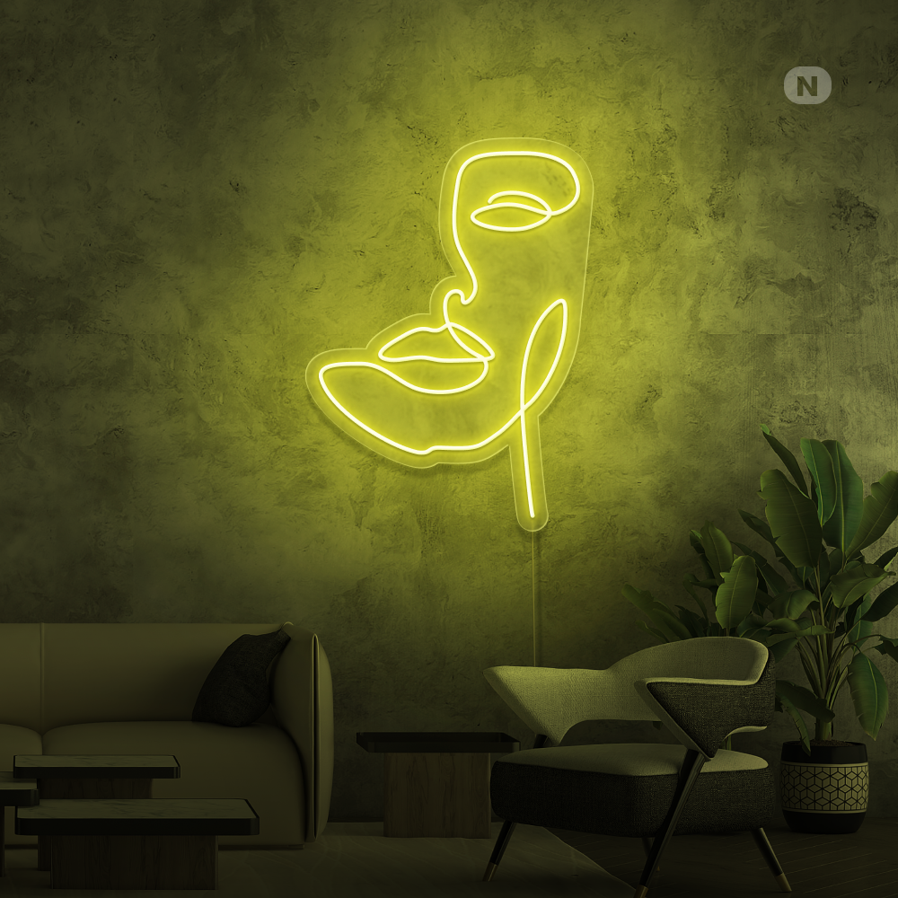 Enseigne néon Masque