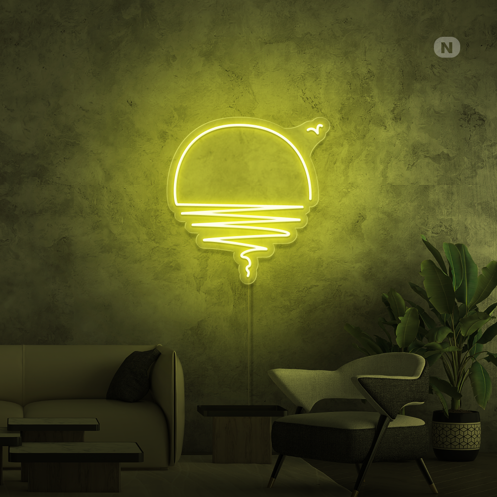 Enseigne néon Coucher de soleil