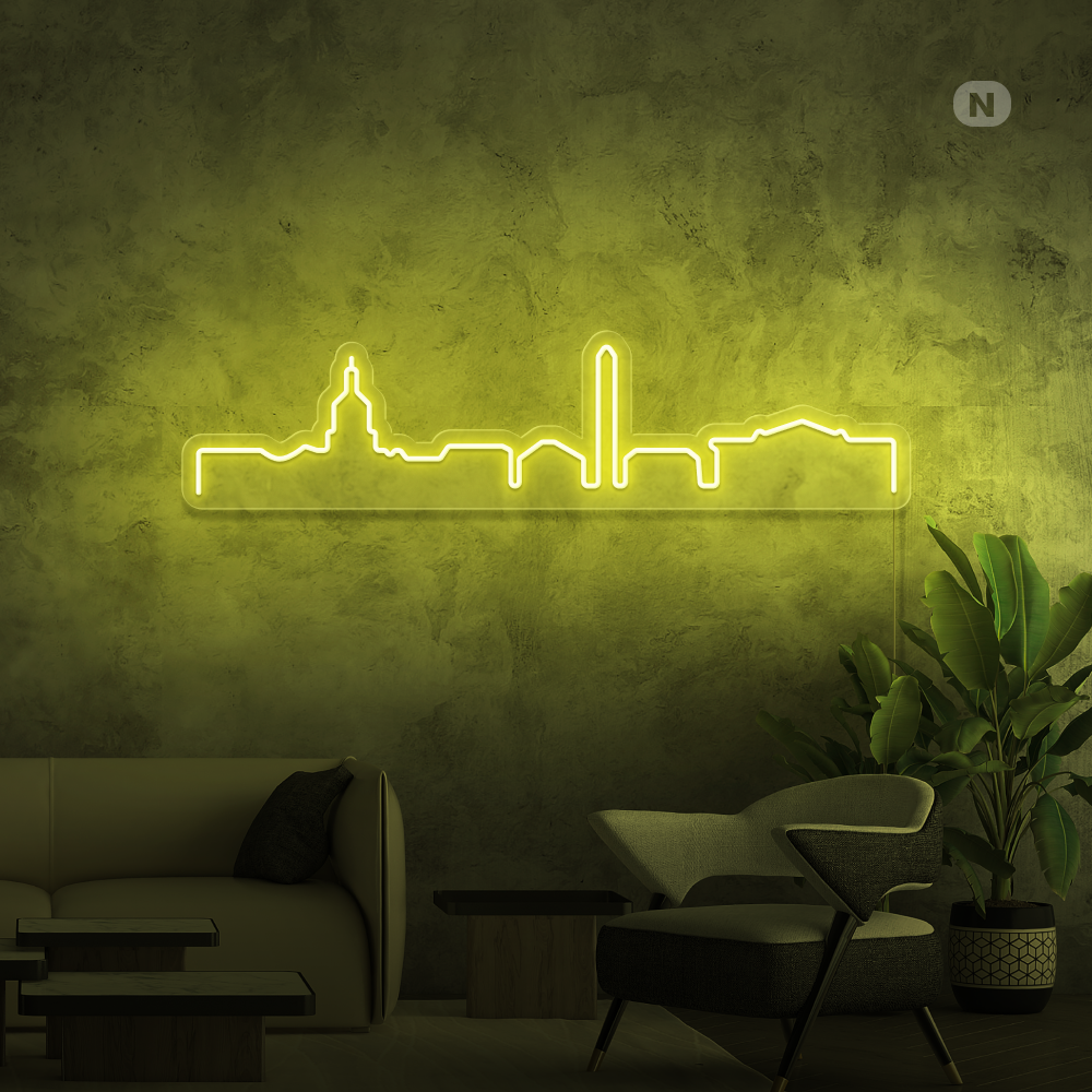 Enseigne néon Ligne d'horizon