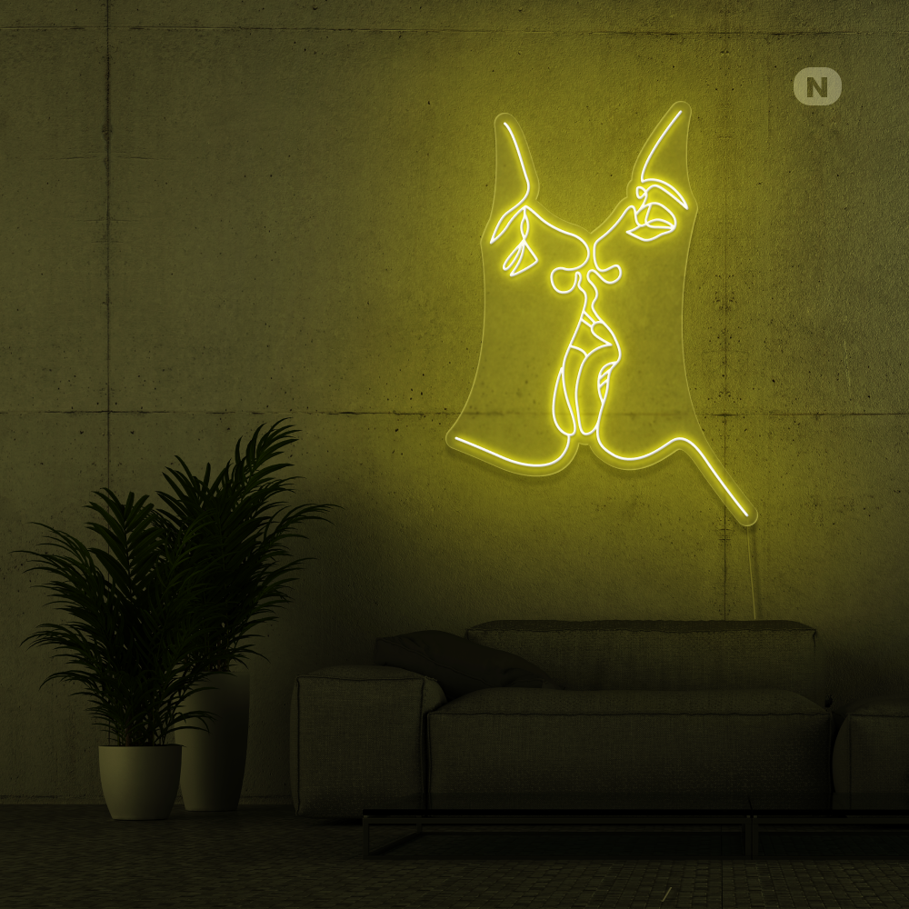 Enseigne néon Partager l'amour