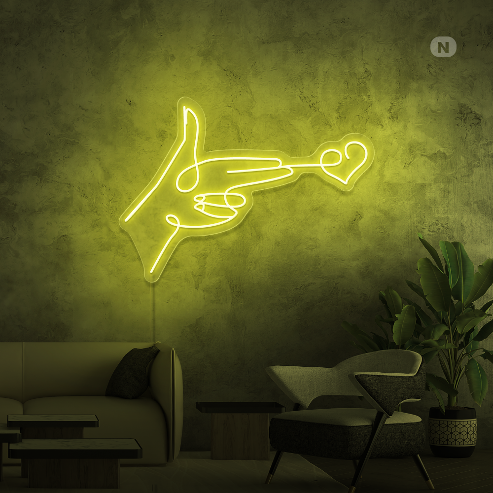 Enseigne néon Lovestarget