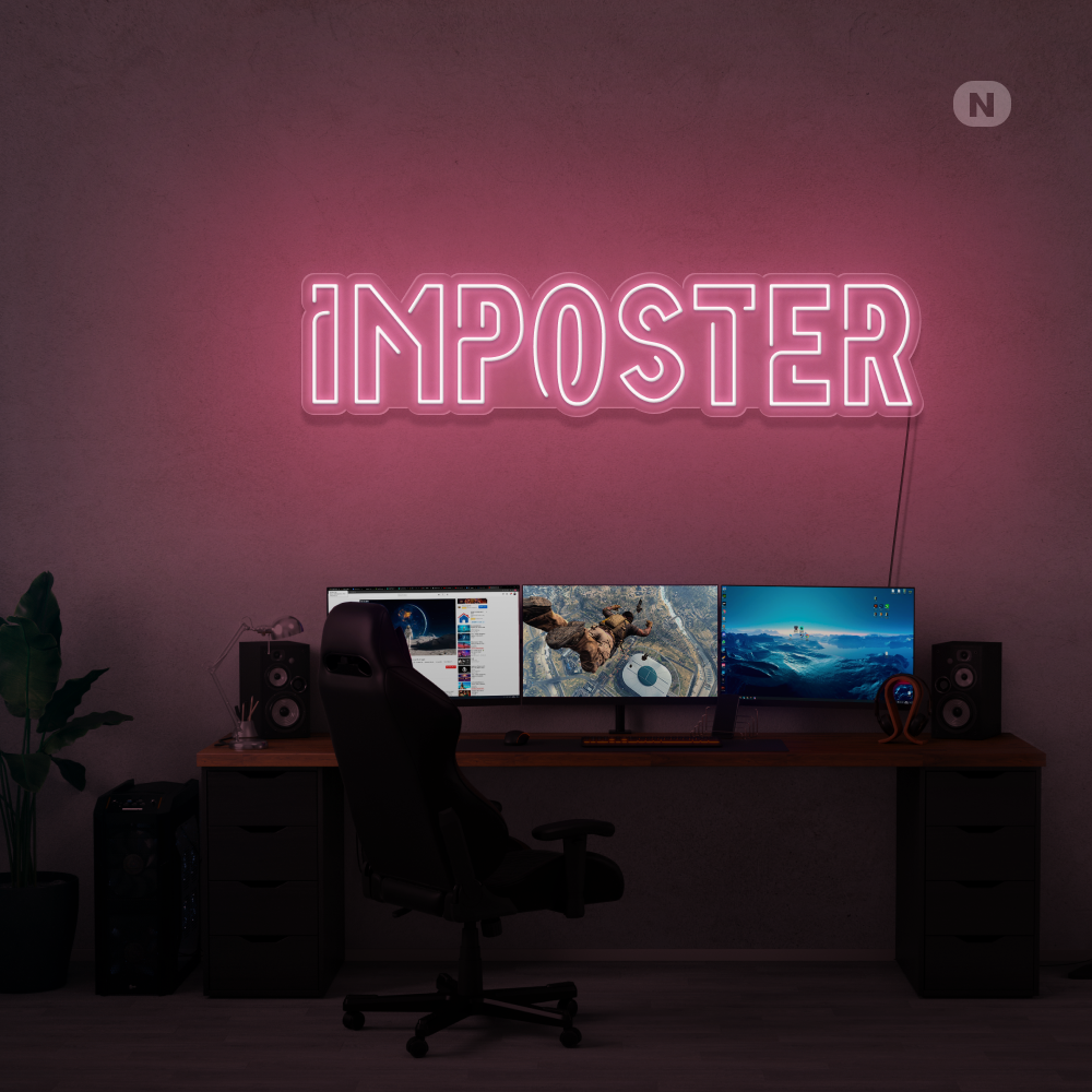 Enseigne néon Imposter