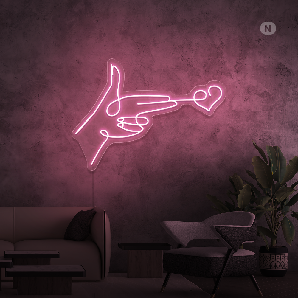 Enseigne néon Lovestarget