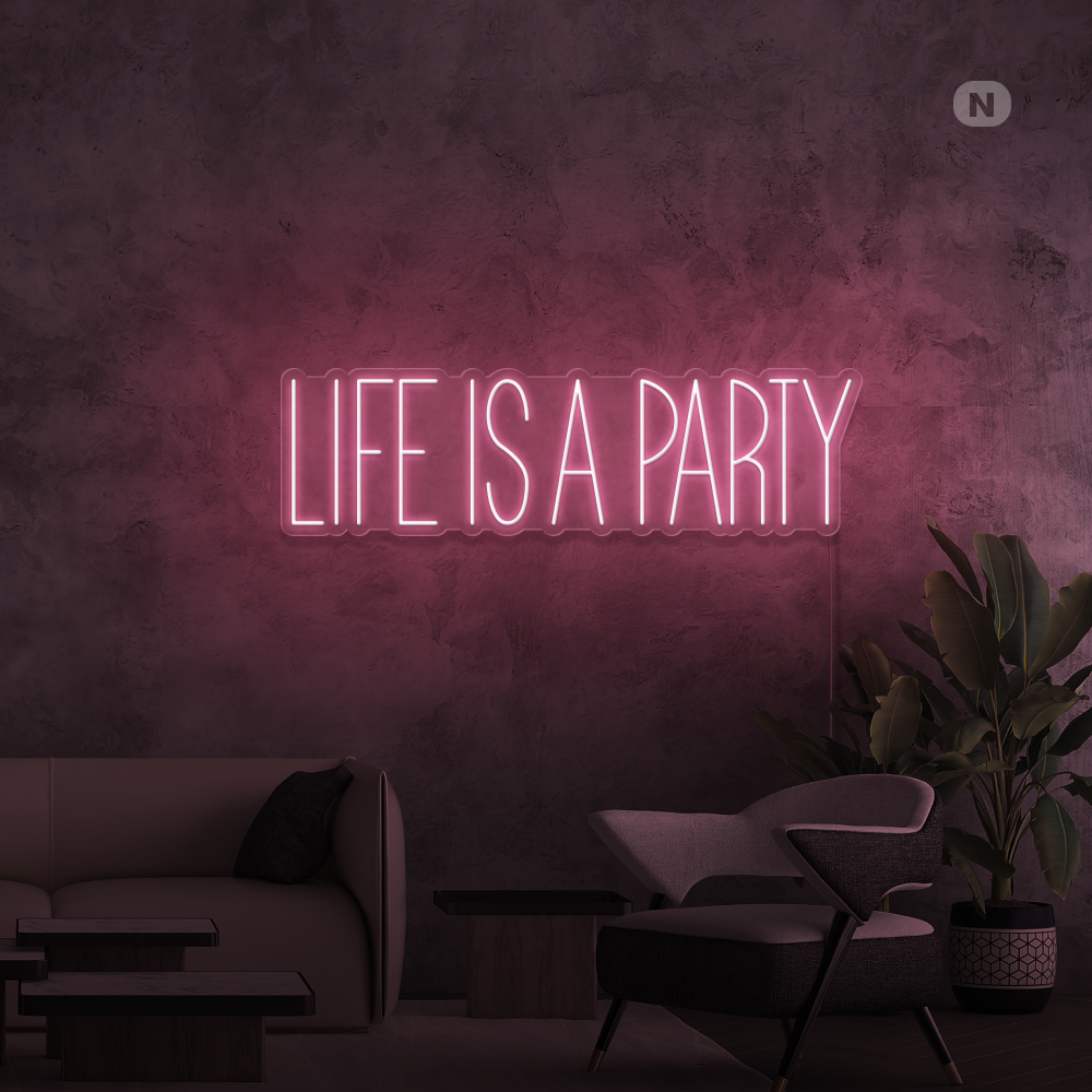 Enseigne néon Parti