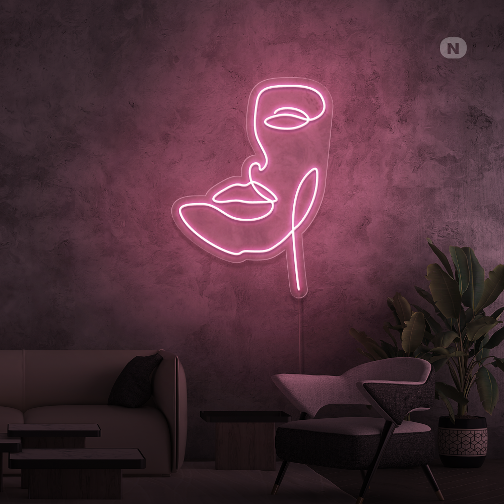 Enseigne néon Masque