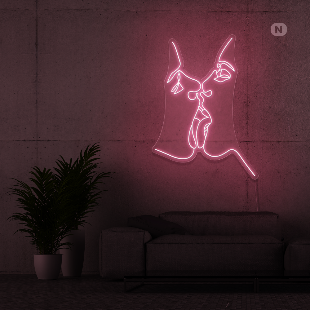 Enseigne néon Partager l'amour