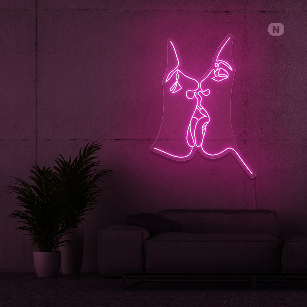 Enseigne néon Partager l'amour