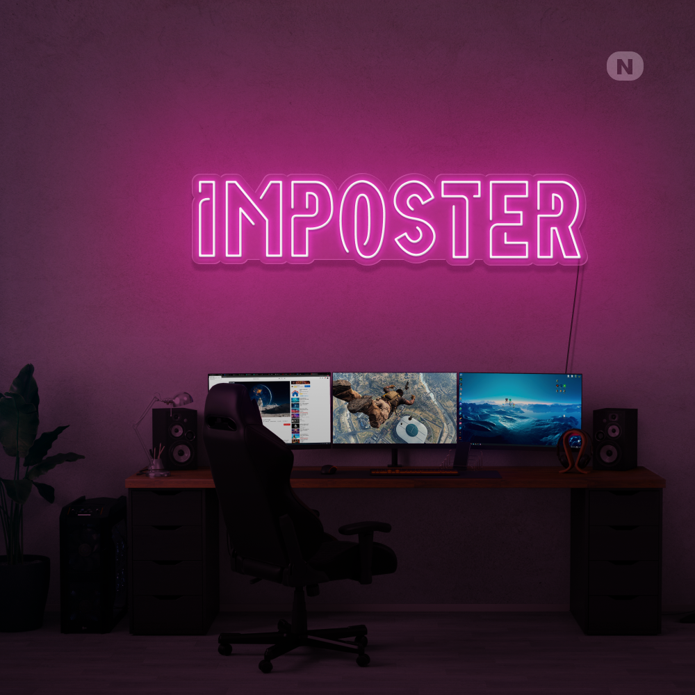 Enseigne néon Imposter