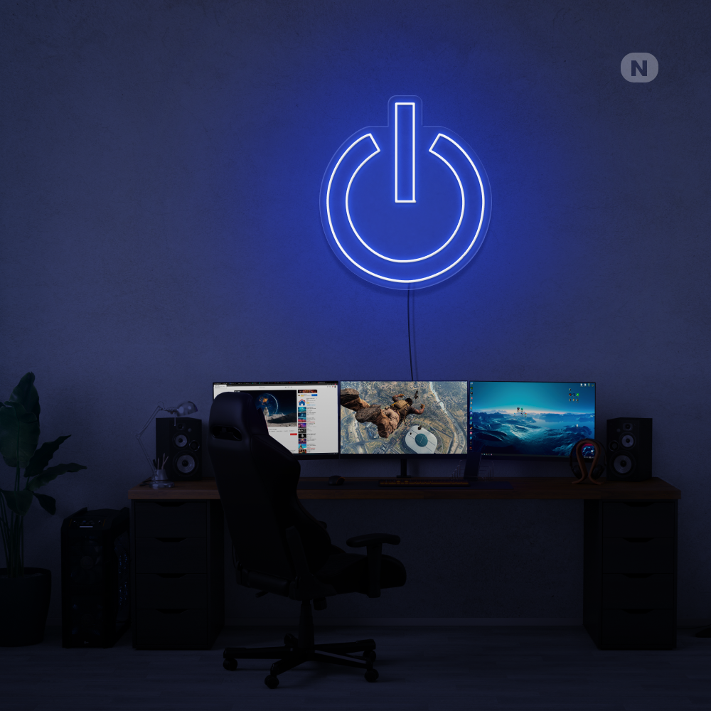 Enseigne néon Puissance