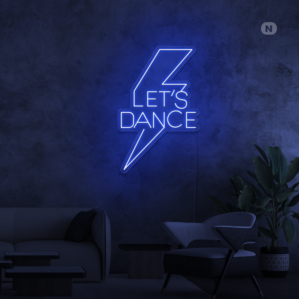 Enseigne néon Let's Dance