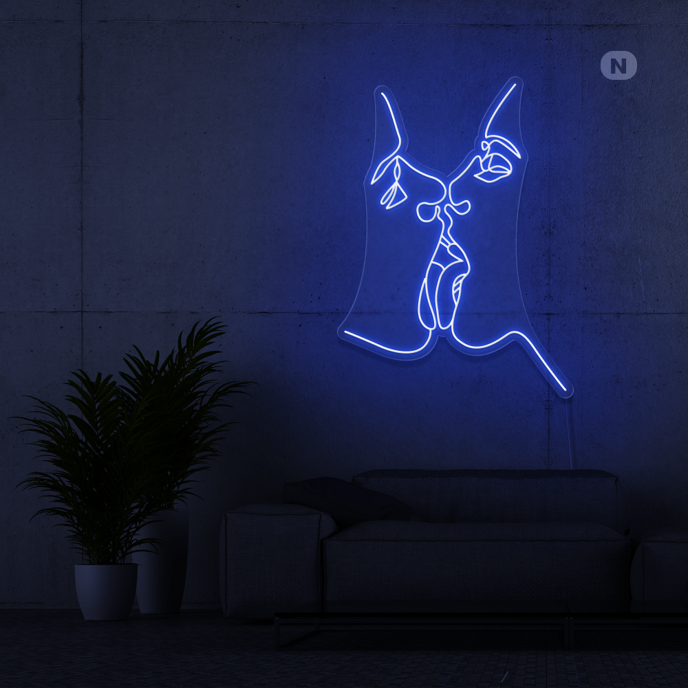 Enseigne néon Partager l'amour