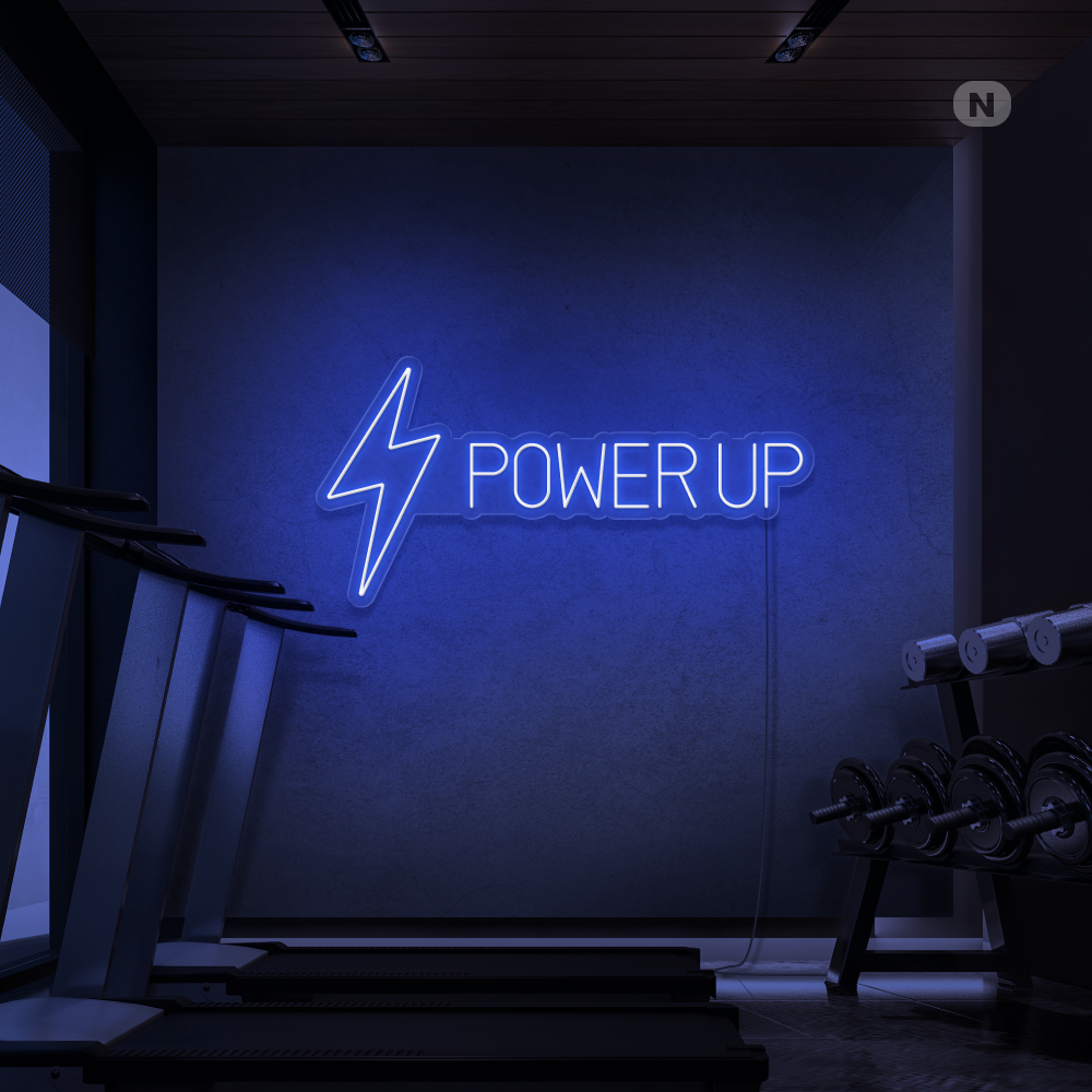 Enseigne néon Power Up