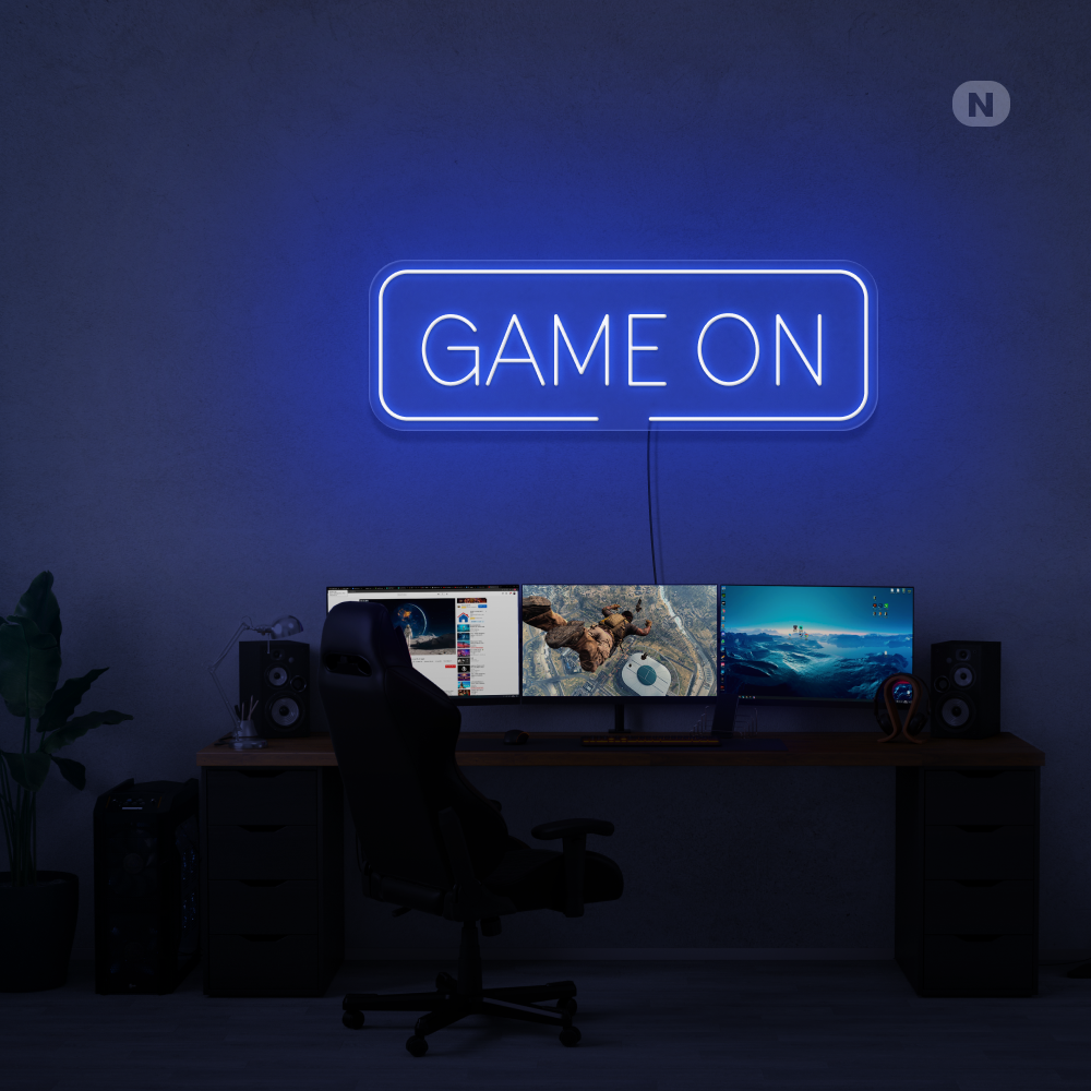 Enseigne néon Game On