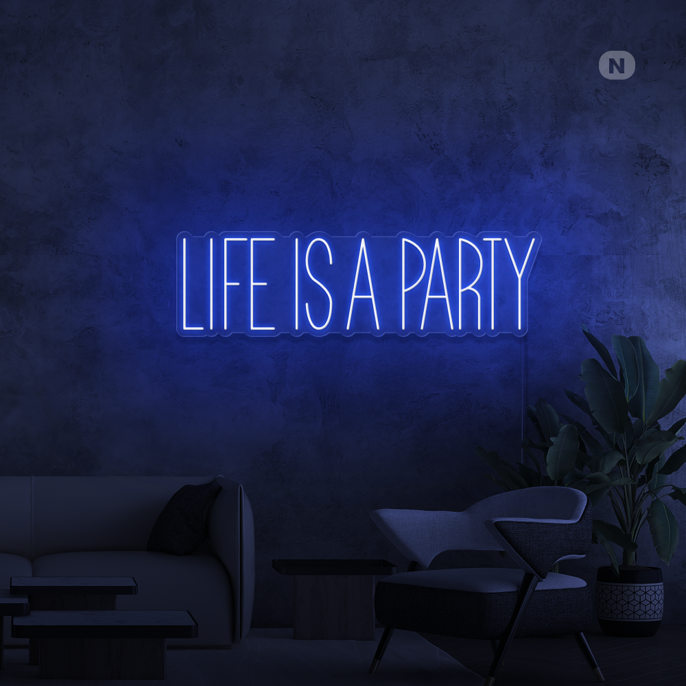 Enseigne néon Parti
