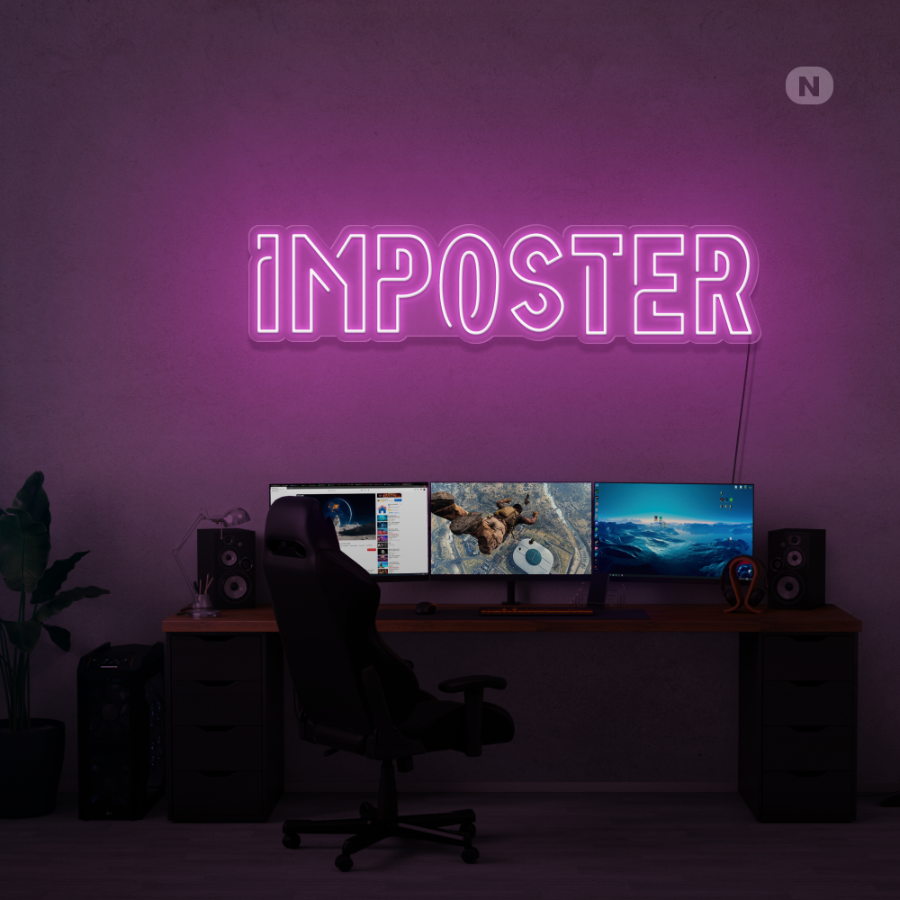 Enseigne néon Imposter