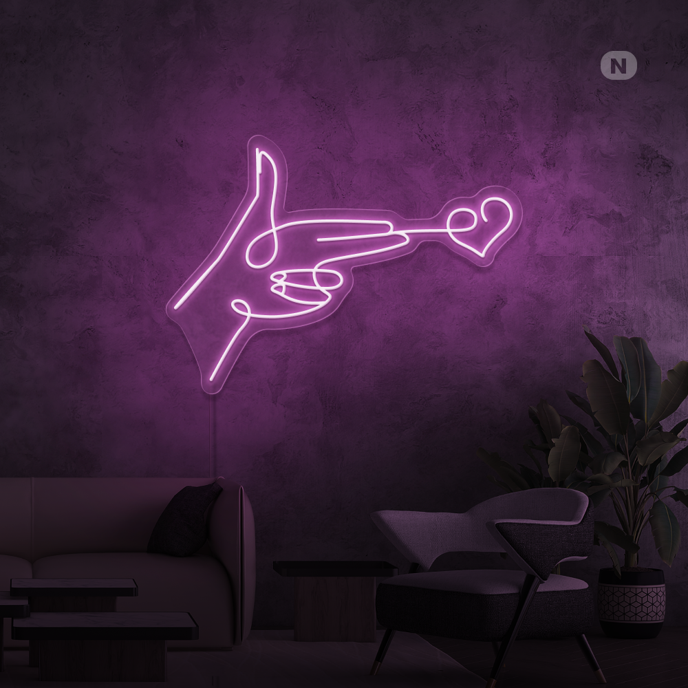 Enseigne néon Lovestarget