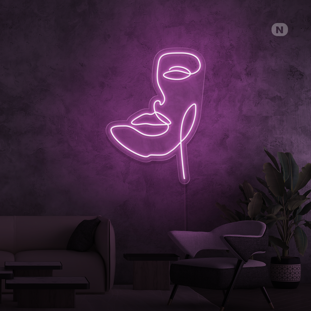 Enseigne néon Masque