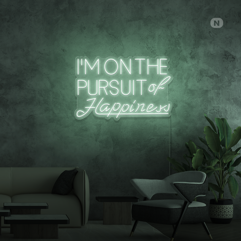 Enseigne néon Hapiness