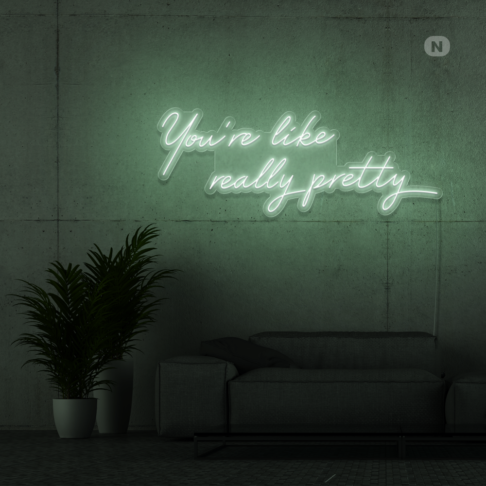 Enseigne néon Citation de la vie