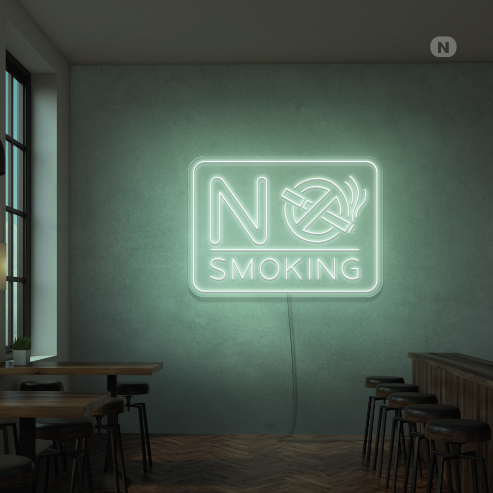 Enseigne néon No Smoking
