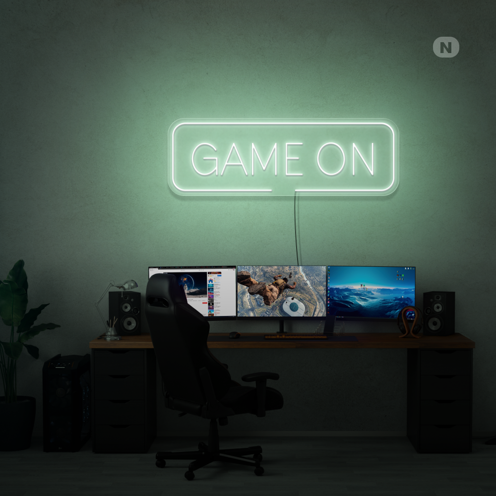 Enseigne néon Game On