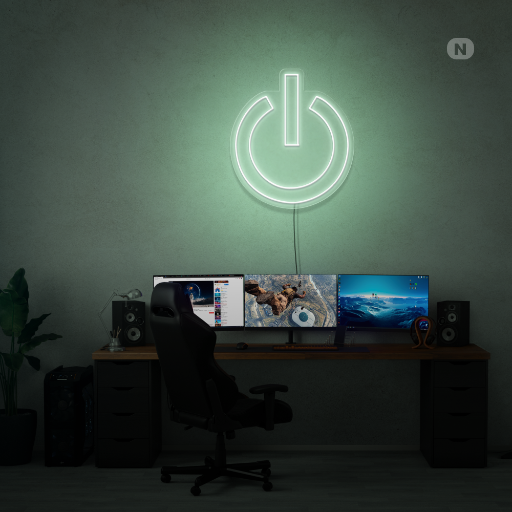 Enseigne néon Puissance