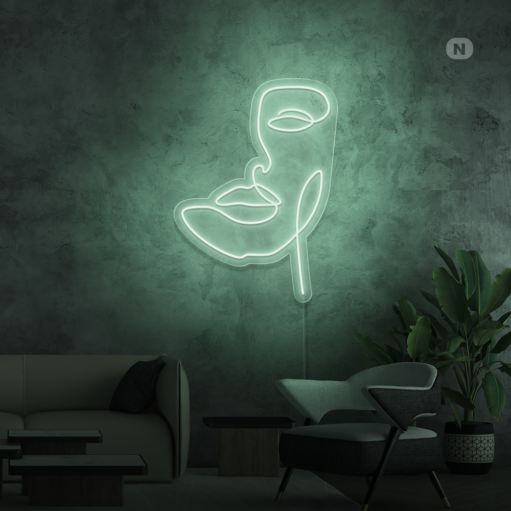 Enseigne néon Masque