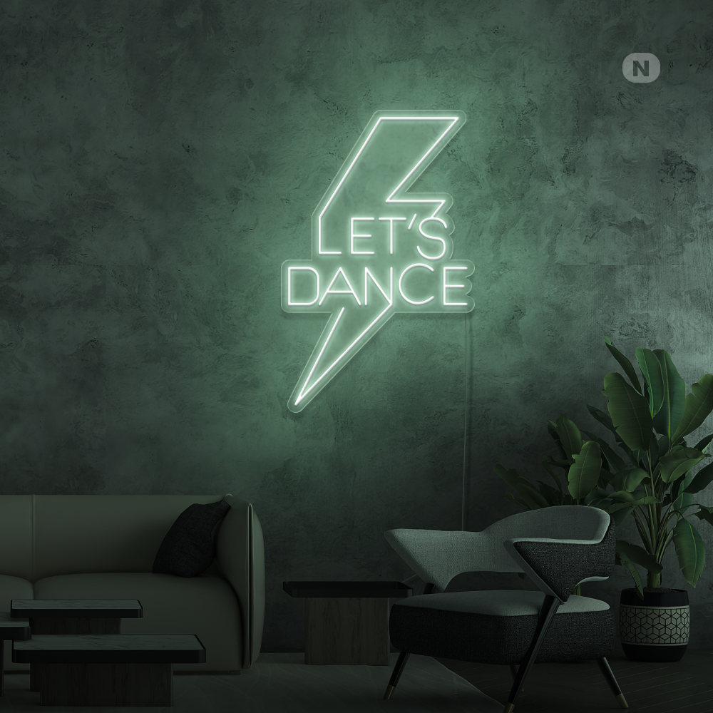 Enseigne néon Let's Dance