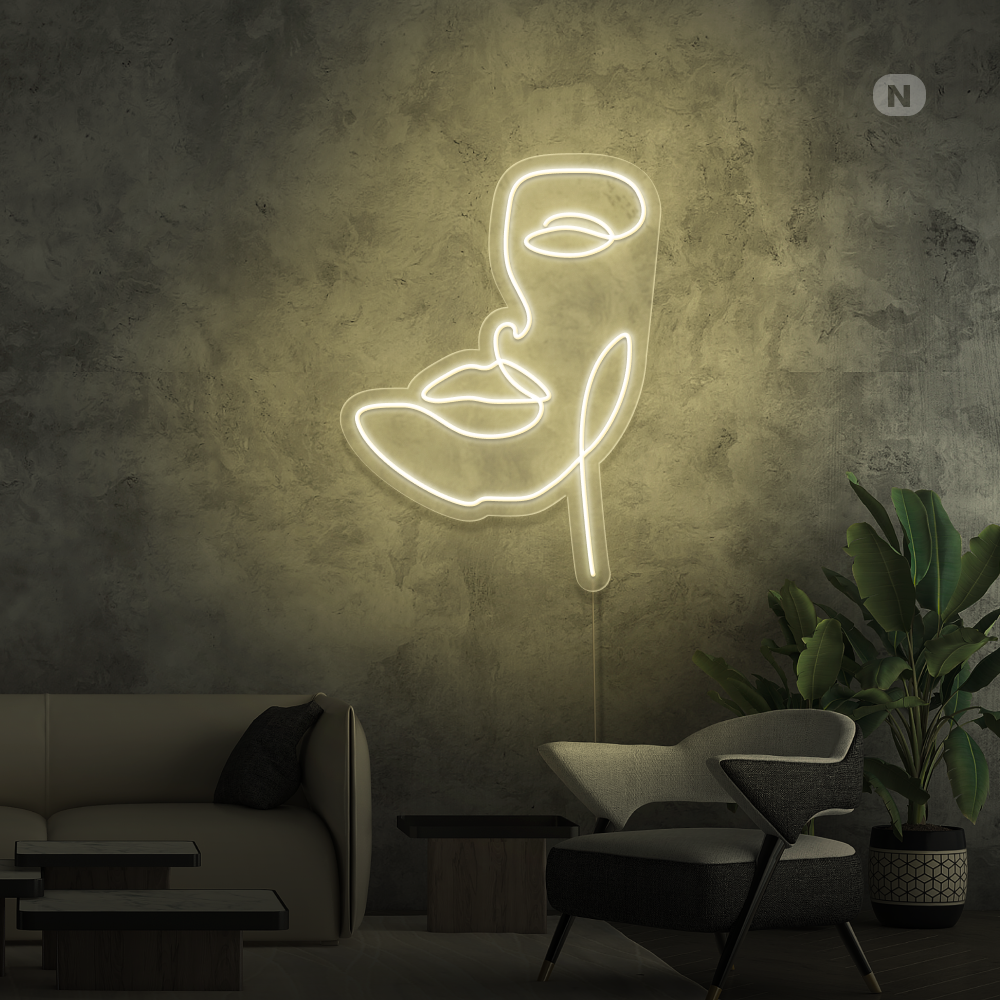 Enseigne néon Masque