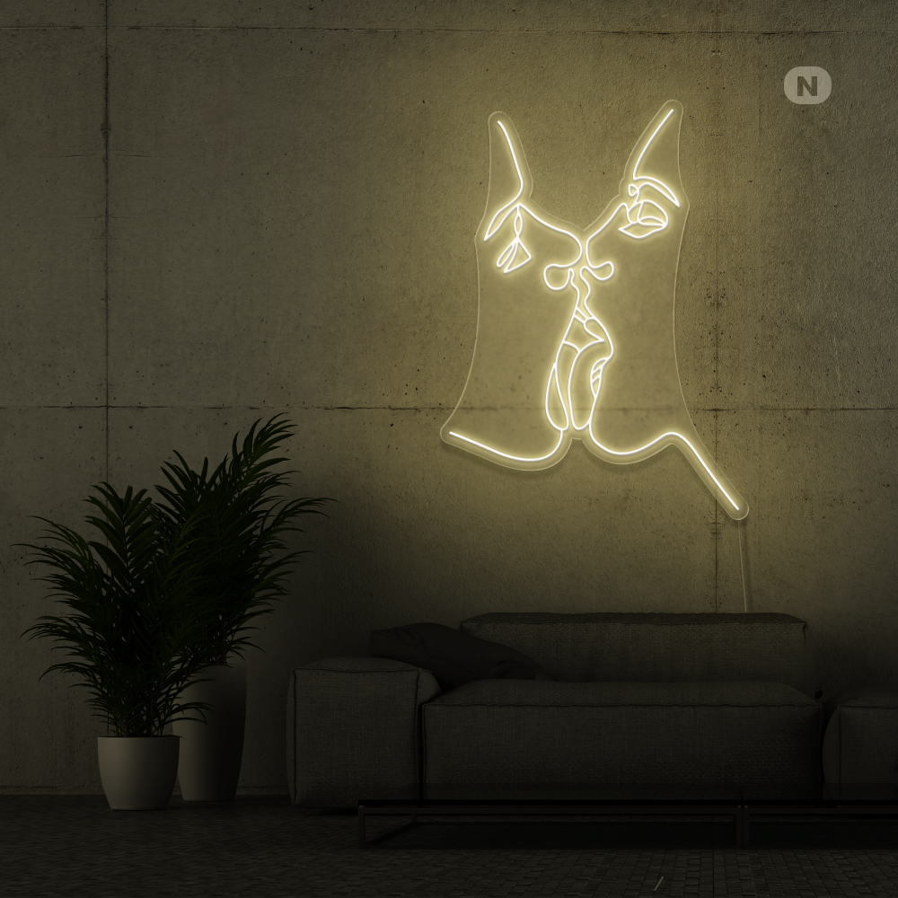 Enseigne néon Partager l'amour