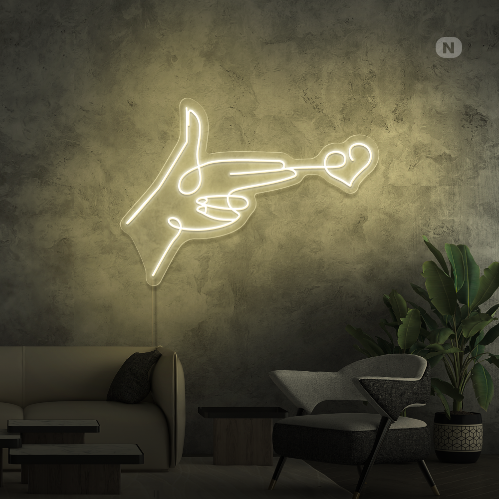 Enseigne néon Lovestarget