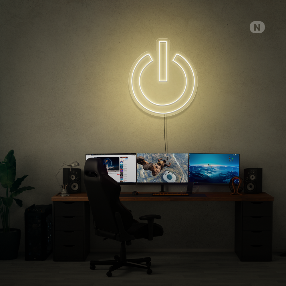 Enseigne néon Puissance