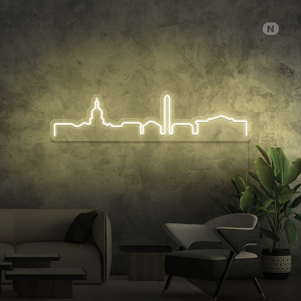 Enseigne néon Ligne d'horizon