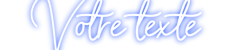 Néon personnalisé: Votre texte