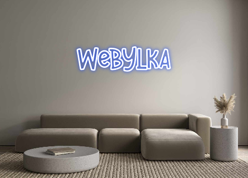 Néon personnalisé: Webylka