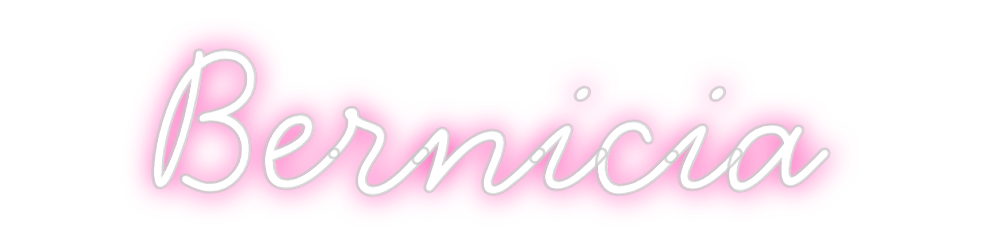 Néon personnalisé: Bernicia