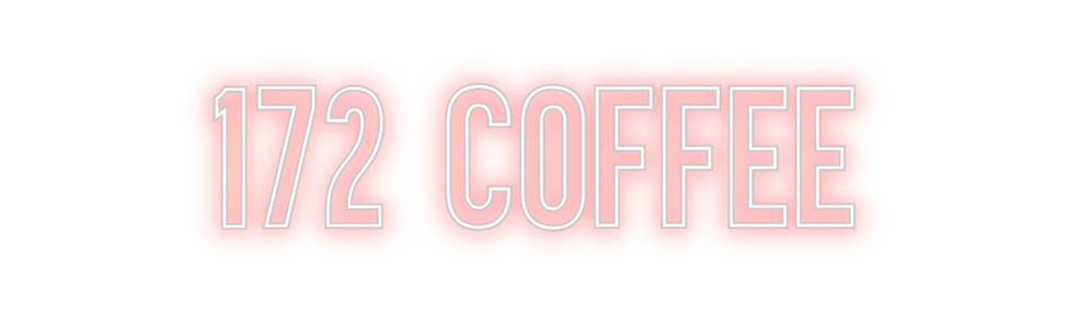 Néon personnalisé: 172 coffee