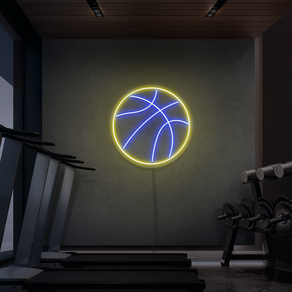 Enseigne néon Basket-ball