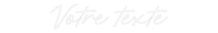 Néon personnalisé: Votre texte