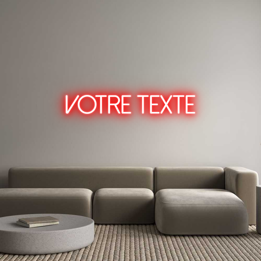 Néon personnalisé: Votre texte