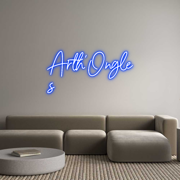 Néon personnalisé: Arth’Ongle
s