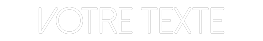 Néon personnalisé: Votre texte