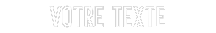 Néon personnalisé: Votre texte