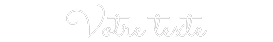 Néon personnalisé: Votre texte