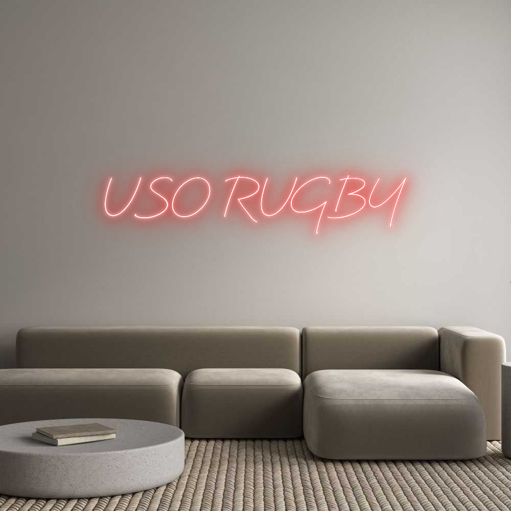 Néon personnalisé: USO RUGBY