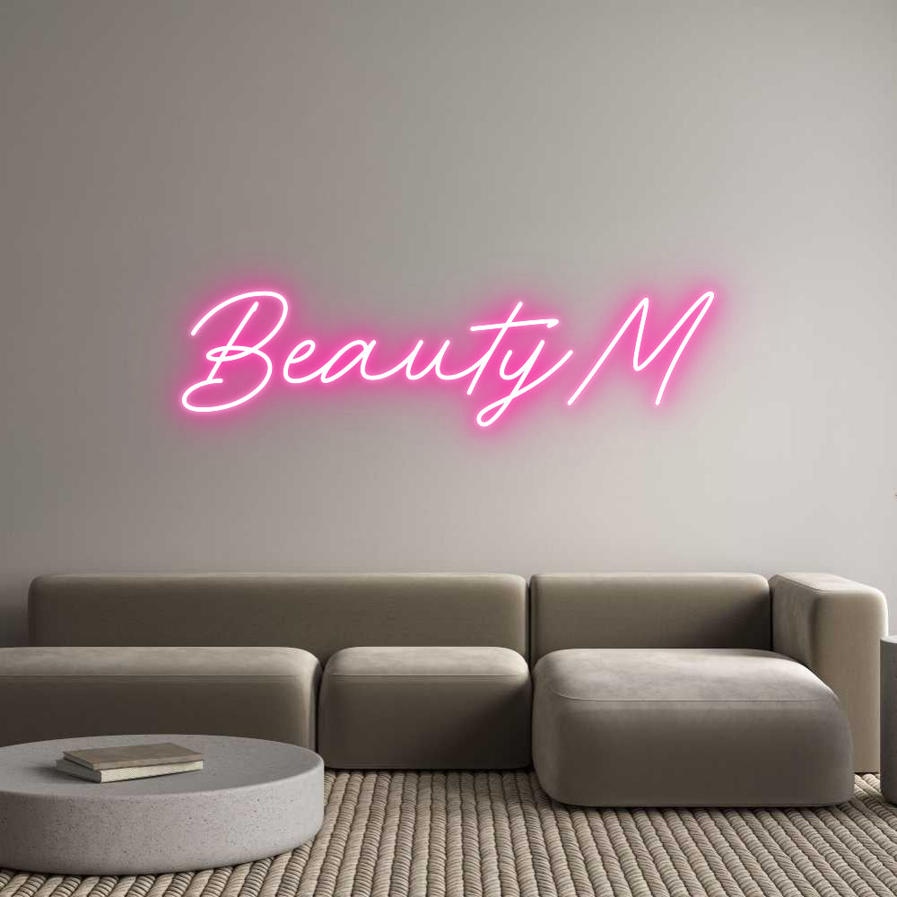 Néon personnalisé: BeautyM