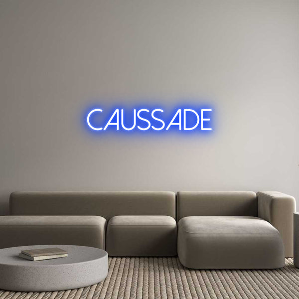 Néon personnalisé: Caussade