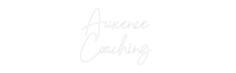 Néon personnalisé: Auxence 
Coa...