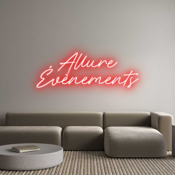 Néon personnalisé: Allure
Évène...