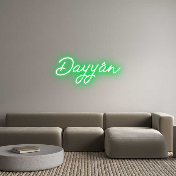 Néon personnalisé: Dayyân